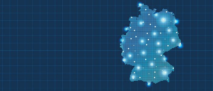 Digitale Deutschlandkarte